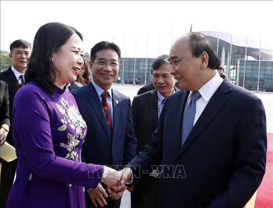 Chủ tịch nước Nguyễn Xuân Phúc bắt đầu thăm Indonesia - Ảnh 5.