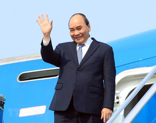 Chủ tịch nước Nguyễn Xuân Phúc bắt đầu thăm Indonesia - Ảnh 4.