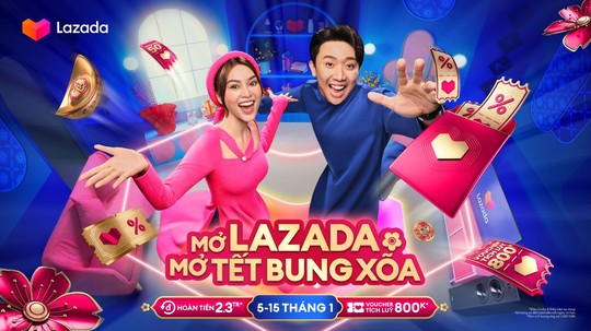 Lazada ưu đãi hoàn tiền đến 2,3 triệu đồng tại Lễ hội mua sắm Tết 2023 - Ảnh 1.