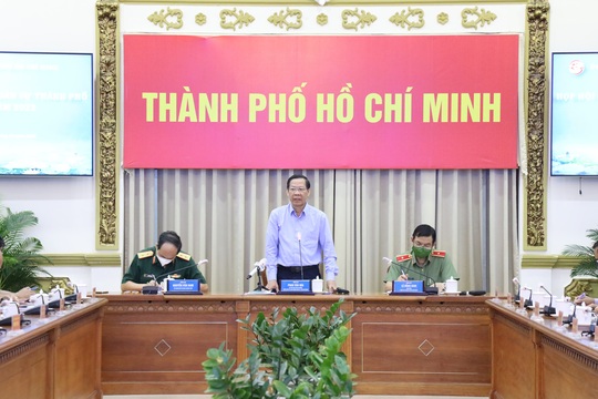 Chủ tịch UBND TP HCM chủ trì cuộc họp Hội đồng Nghĩa vụ quân sự thành phố - Ảnh 2.