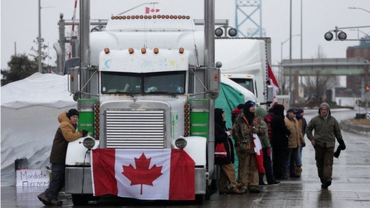 Canada mạnh tay đối với phong trào Đoàn xe tự do - Ảnh 1.
