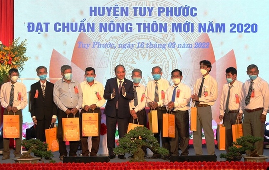Chủ tịch nước: Huyện Tuy Phước - Bình Định cần đột phá hơn nữa trong phát triển - Ảnh 3.