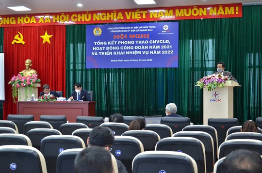 PC Quảng Ngãi: Tổng kết phong trào CNVCLĐ, hoạt động công đoàn năm 2021 - Ảnh 1.