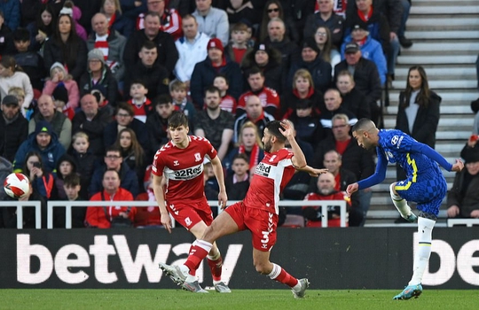 Sao Morocco lập siêu phẩm, Chelsea hạ Middlesbrough vào bán kết FA Cup - Ảnh 4.