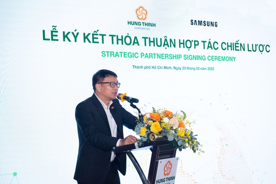 Tập đoàn Hưng Thịnh ký kết hợp tác chiến lược với Samsung Vina - Ảnh 2.