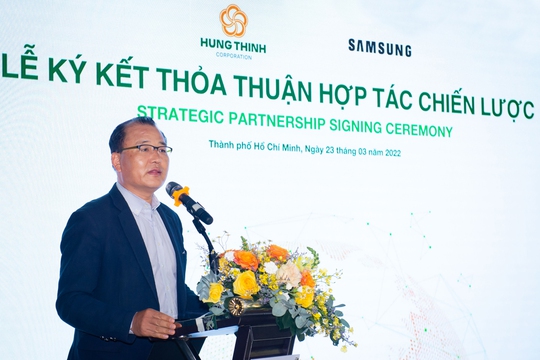 Tập đoàn Hưng Thịnh ký kết hợp tác chiến lược với Samsung Vina - Ảnh 3.
