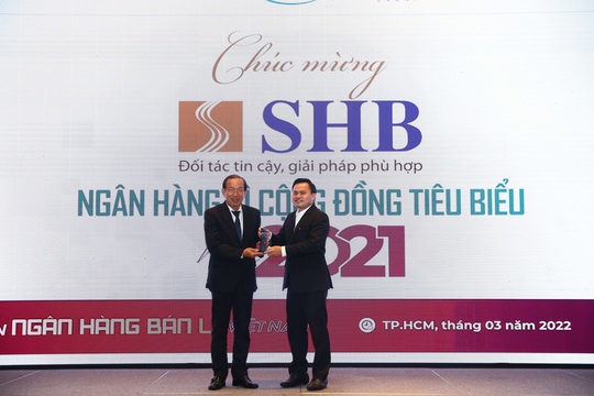 SHB tiếp tục thắng lớn trong lễ trao giải Ngân hàng Việt Nam tiêu biểu 2021 - Ảnh 1.