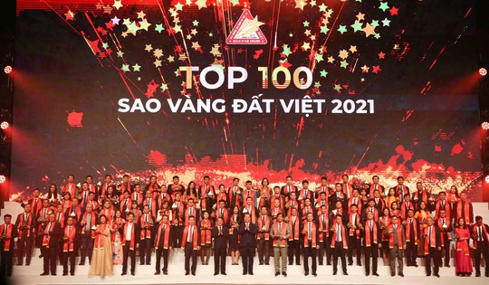 Khang Điền đạt top 100 Sao Vàng Đất Việt - Ảnh 1.