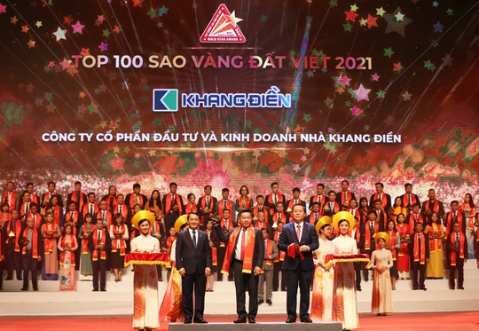 Khang Điền đạt top 100 Sao Vàng Đất Việt - Ảnh 2.