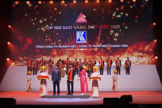 Khatoco vào Top 100 Sao Vàng Đất Việt 2021 - Ảnh 1.