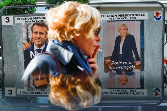 Bầu cử Pháp: Ông Macron và bà Le Pen tranh luận gay gắt về Nga, EU - Ảnh 2.