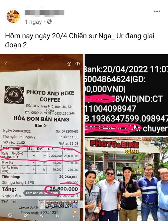 Chủ quán bán ly cà phê đắt nhất Việt Nam bị phạt 19 triệu đồng - Ảnh 2.