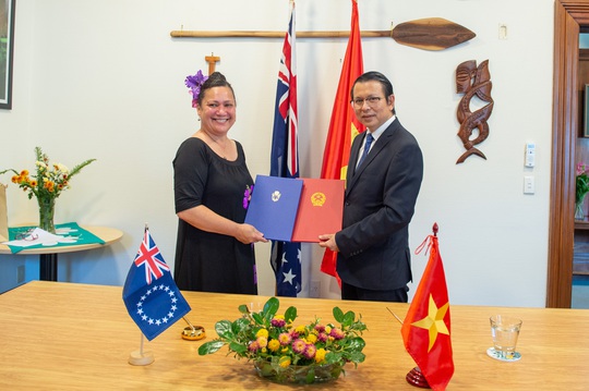 Việt Nam thiết lập quan hệ ngoại giao với Quần đảo Cook ở Nam Thái Bình Dương - Ảnh 1.