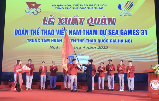 Lễ xuất quân của đoàn thể thao Việt Nam tại SEA Games 31 - Ảnh 10.