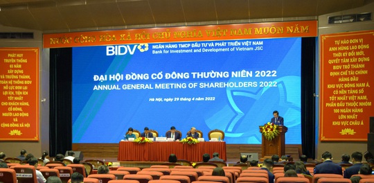 BIDV tổ chức Đại hội đồng cổ đông thường niên năm 2022 - Ảnh 1.