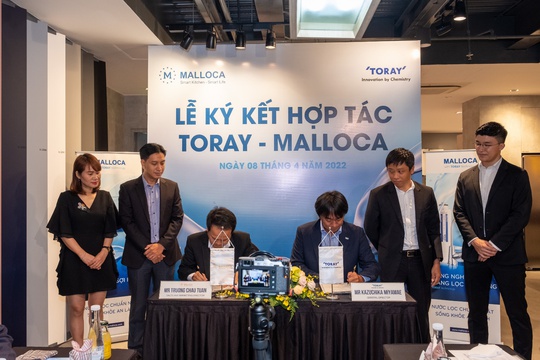 Malloca và Toray ký kết hợp tác phát triển thiết bị lọc nước tại Việt Nam - Ảnh 1.