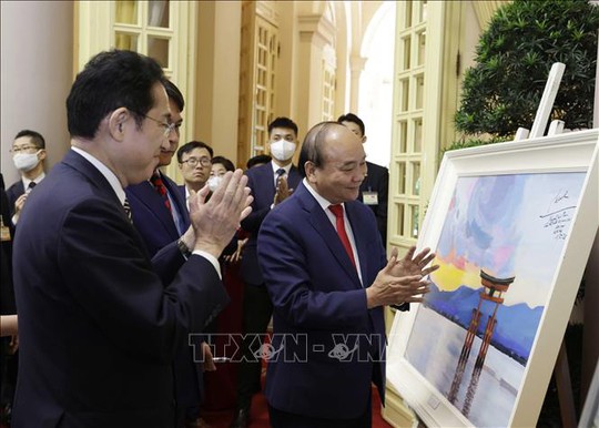 Tổng Bí thư Nguyễn Phú Trọng nhấn mạnh tiềm năng to lớn của hợp tác Việt - Nhật - Ảnh 9.