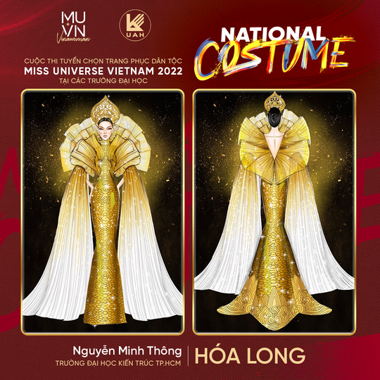 Bánh tráng trộn, chiếu Cà Mau, ve chai, tiệm nail... lên trang phục dân tộc - Ảnh 16.