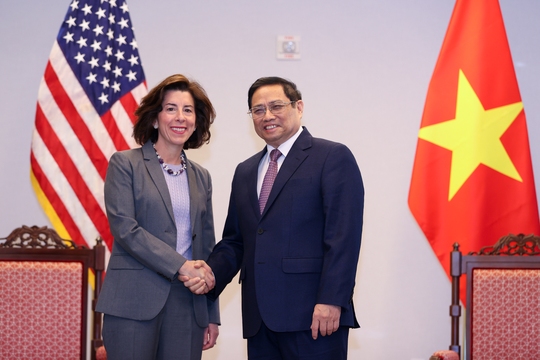 Thủ tướng Phạm Minh Chính gặp Bộ trưởng Tài chính, Thương mại Mỹ - Ảnh 2.