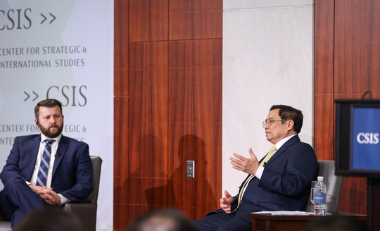 Thủ tướng Phạm Minh Chính phát biểu tại Trung tâm nghiên cứu Chiến lược và Quốc tế Mỹ - Ảnh 7.