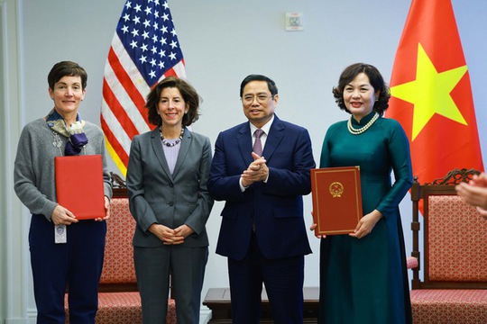 Thủ tướng Phạm Minh Chính gặp Bộ trưởng Tài chính, Thương mại Mỹ - Ảnh 7.