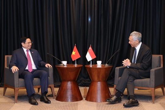 Thủ tướng Lý Hiển Long mời Thủ tướng Phạm Minh Chính sớm thăm chính thức Singapore - Ảnh 2.