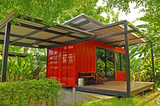 Những thiết kế nhà container cho ai bỏ phố về rừng - Ảnh 1.