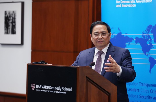 Thủ tướng Phạm Minh Chính phát biểu tại Đại học Harvard - Ảnh 2.