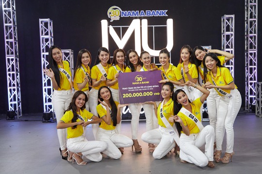 Top 58 thí sinh Hoa hậu Hoàn vũ Việt Nam chinh phục thử thách dự án cộng đồng nhận 200 triệu từ Nam A Bank - Ảnh 4.