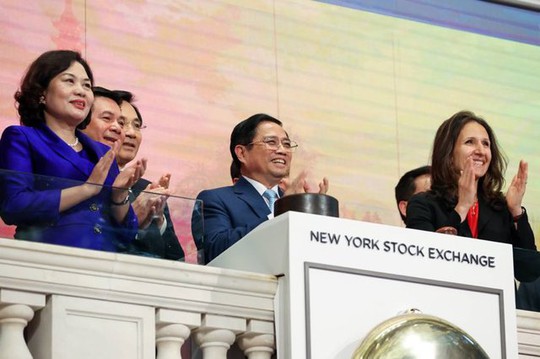 Thủ tướng Phạm Minh Chính thăm sàn giao dịch chứng khoán lớn nhất thế giới tại New York - Ảnh 6.