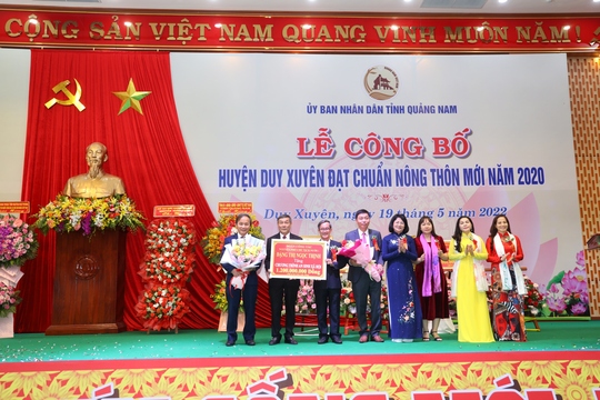 Quảng Nam: Huyện Duy Xuyên được công nhận đạt chuẩn nông thôn mới - Ảnh 3.