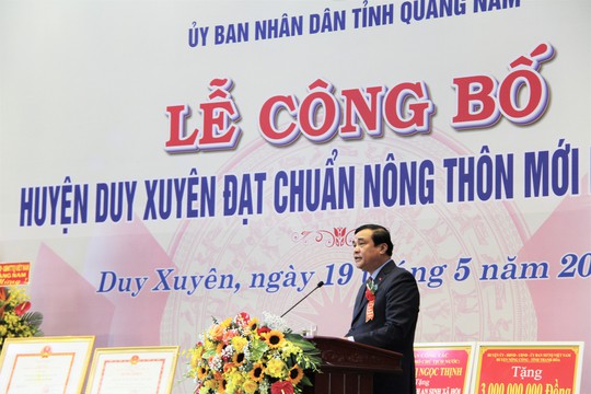 Quảng Nam: Huyện Duy Xuyên được công nhận đạt chuẩn nông thôn mới - Ảnh 4.