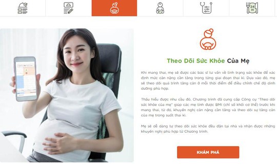 Triển khai phần mềm thực đơn dinh dưỡng cho mẹ và bé - Ảnh 4.