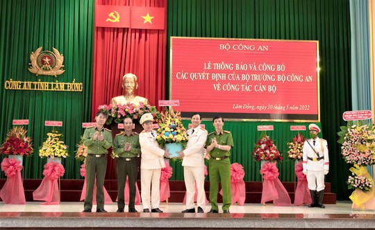 Công an tỉnh Lâm Đồng có giám đốc và phó giám đốc mới - Ảnh 2.