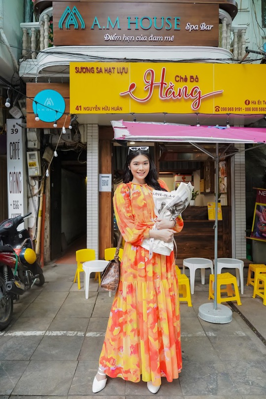 Hoa hậu Indonesia - Top 6 Miss World 2021 - hào hứng khám phá ẩm thực Hà Nội - Ảnh 5.