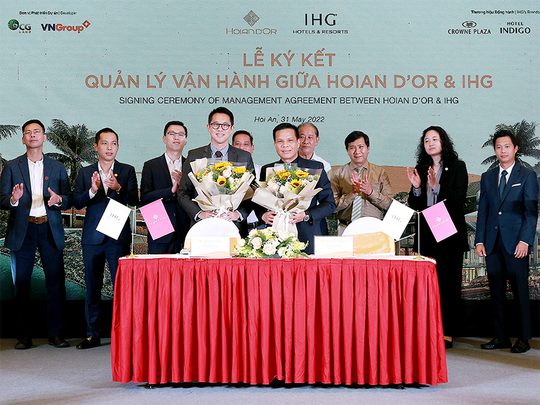 Tập đoàn IHG ký kết vận hành 3 thương hiệu khách sạn cao cấp tại Hoian d’Or - Ảnh 1.