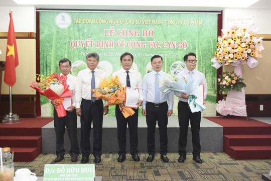 Tập đoàn công nghiệp cao su Việt Nam có 3 tân Phó Tổng giám đốc - Ảnh 1.