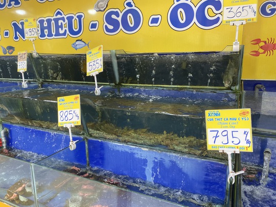 Hải sản giảm giá nhưng vẫn rất cao, ít người mua - Ảnh 7.