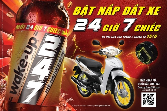 Wake-up 247 “chơi lớn”: mỗi 24 giờ tặng 7 xe máy, trong suốt 2 tháng - Ảnh 2.