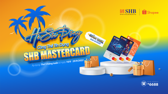 Giảm ngay 100.000 đồng khi thanh toán bằng thẻ tín dụng SHB Mastercard tại Shopee - Ảnh 1.