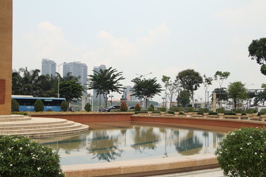 Hoàn thành hạng mục hồ cảnh quan tại công viên Mê Linh - Ảnh 1.