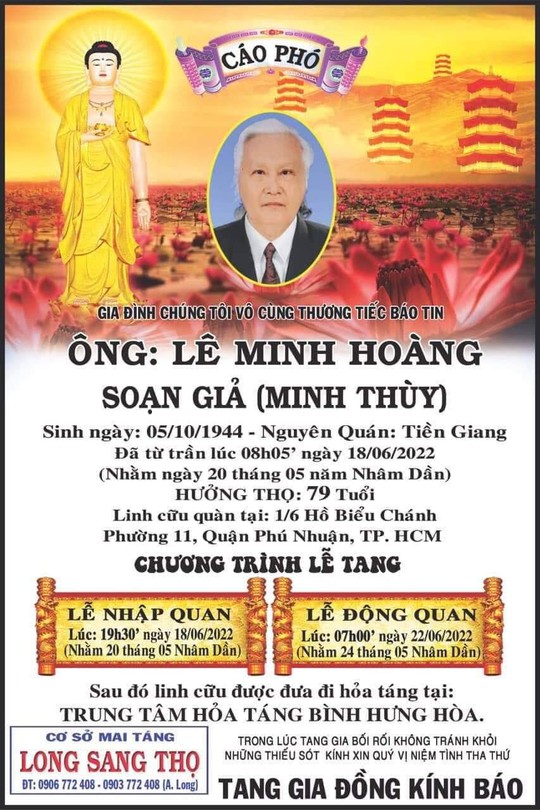 Soạn giả Minh Thùy qua đời - Ảnh 3.