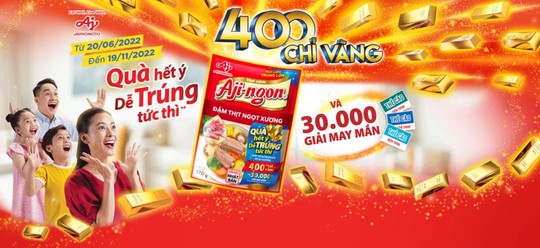 Hàng trăm khách hàng trúng miếng vàng cùng hạt nêm Aji-ngon® - Ảnh 1.