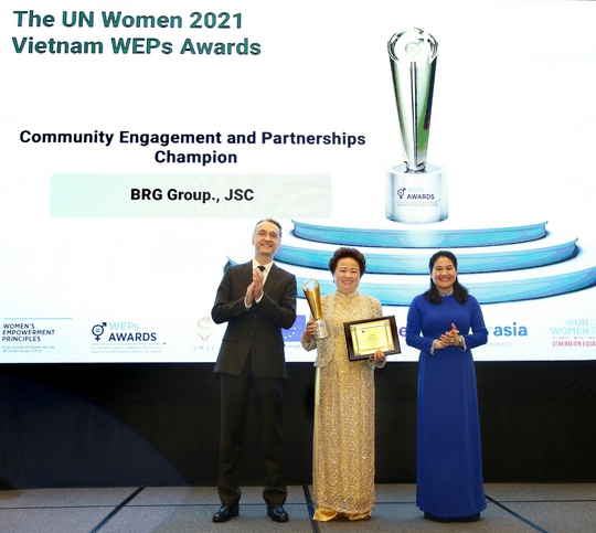 Tập đoàn BRG được vinh danh tại Giải thưởng trao quyền cho phụ nữ (WEPS 2021) - Ảnh 1.