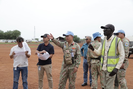 Đội công binh mũ nồi xanh Việt Nam lập 2 đội cứu hộ khẩn cấp tại phái bộ Abyei - Ảnh 4.