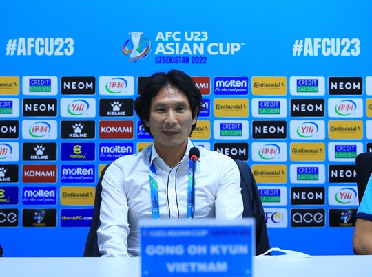 HLV Gong Oh-kyun nói gì sau khi U23 Việt Nam vào tứ kết Giải U23 châu Á? - Ảnh 1.