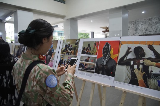 Nhiếp ảnh gia Nguyễn Á và hành trình cùng lực lượng gìn giữ hoà bình tại Nam Xu-Đăng - Ảnh 9.