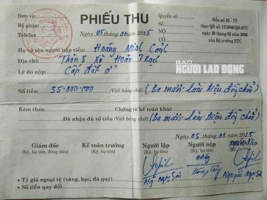Bắt giam nguyên cán bộ địa chính chiếm đoạt hơn 1,4 tỉ đồng ở Quảng Bình - Ảnh 1.