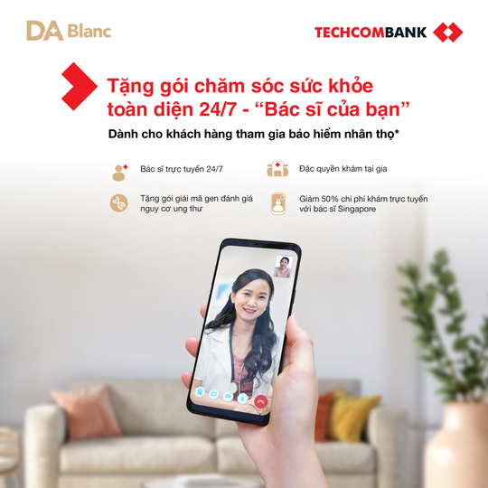 Techcombank hợp tác với Doctor Anywhere cung cấp dịch vụ chăm sóc sức khỏe chuyên biệt - Ảnh 1.