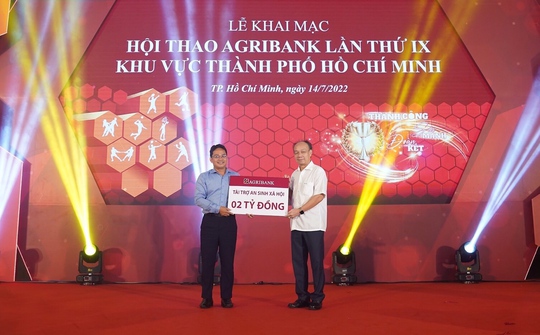 Tưng bừng Lễ Khai mạc Hội thao Agribank lần thứ IX năm 2022 khu vực TP HCM - Ảnh 2.